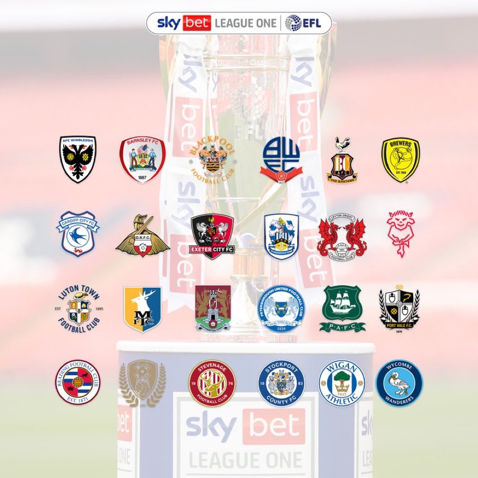 Voici les 23 équipes que nous jouerons l’année prochaine, pour la saison 2025-2026 de League one. 

#wafc 💙💚