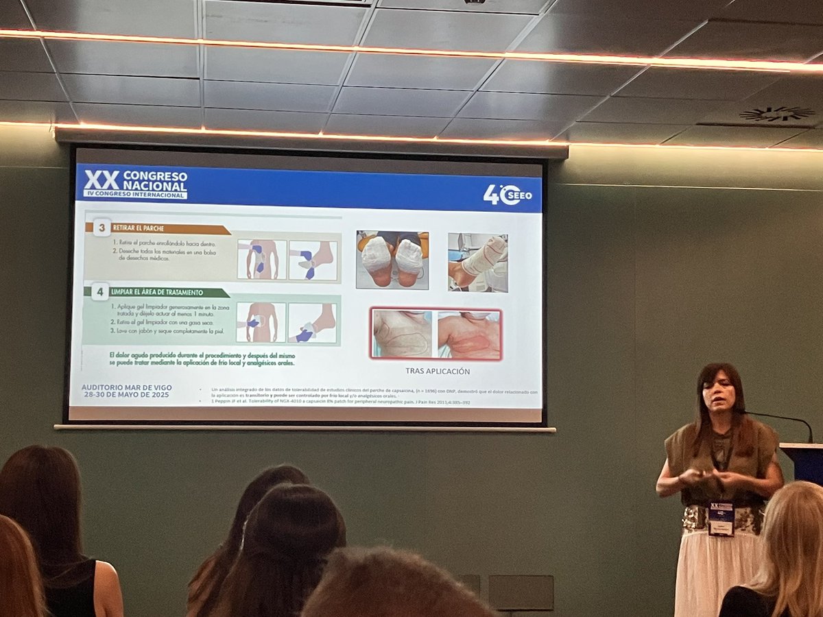 David Melcón (@david_melcon) on Twitter photo 👉 Hoy en el XX Congreso Nacional (<a href="/_SEEO_/">Enfermería Oncológica</a>)
Isabel Martín Bravo: servicio enfermería en oncología radioterápica de Vigo presenta un análisis de experiencia con el uso del parche tópico en el manejo del #Dolor neuropático periférico.
#CongresoSEEO2025
#Enfermería 👉 Hoy en el XX Congreso Nacional (<a href="/_SEEO_/">Enfermería Oncológica</a>)
Isabel Martín Bravo: servicio enfermería en oncología radioterápica de Vigo presenta un análisis de experiencia con el uso del parche tópico en el manejo del #Dolor neuropático periférico.
#CongresoSEEO2025
#Enfermería