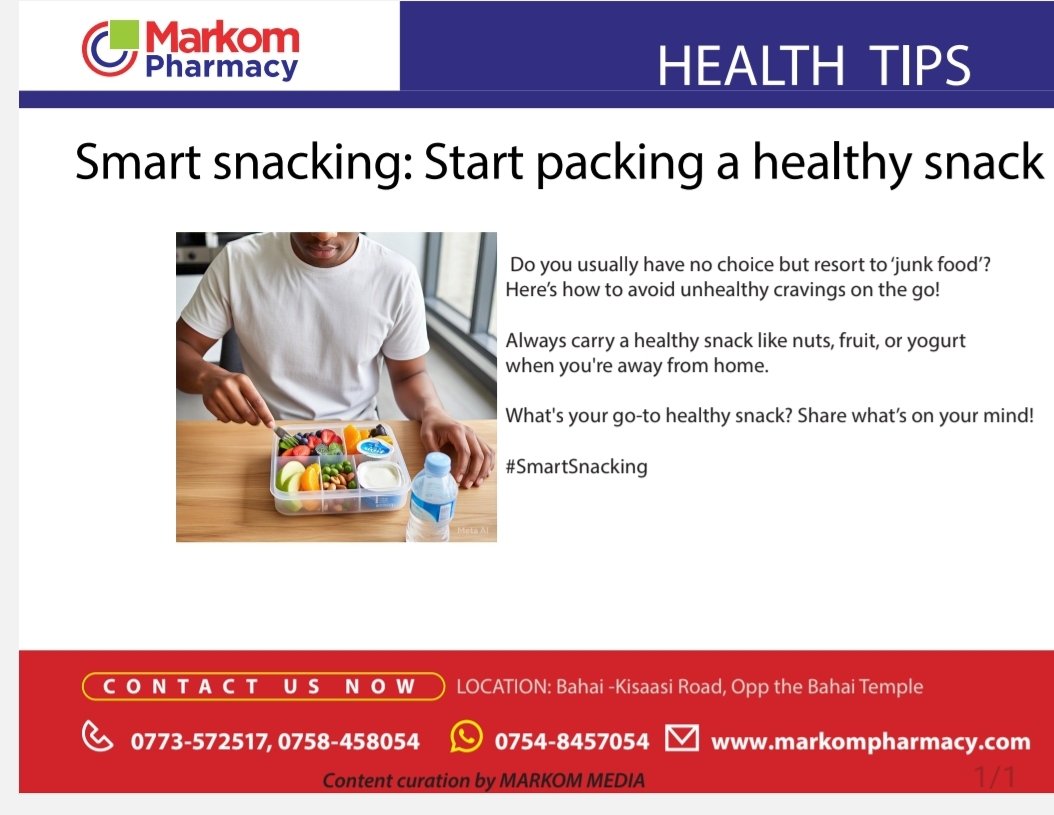 Be smart ALL WAYS! Make smart choices on your plate as well. #HealthTips #HealthLiteracy #MarkomPharmacy