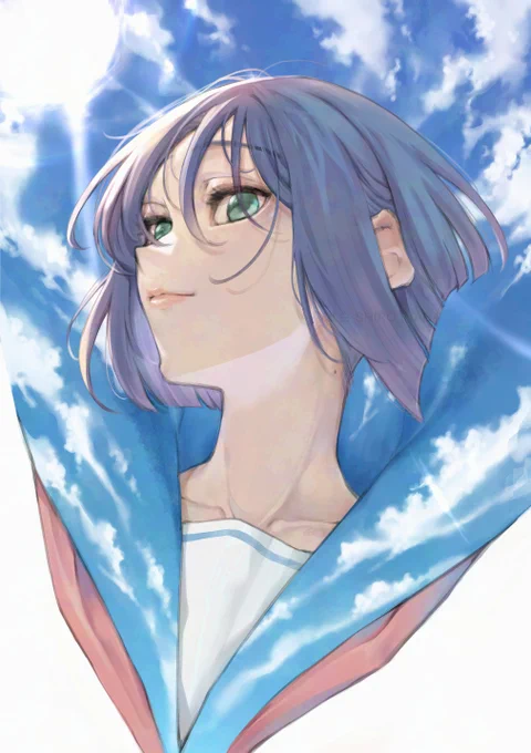 青いセーラー服