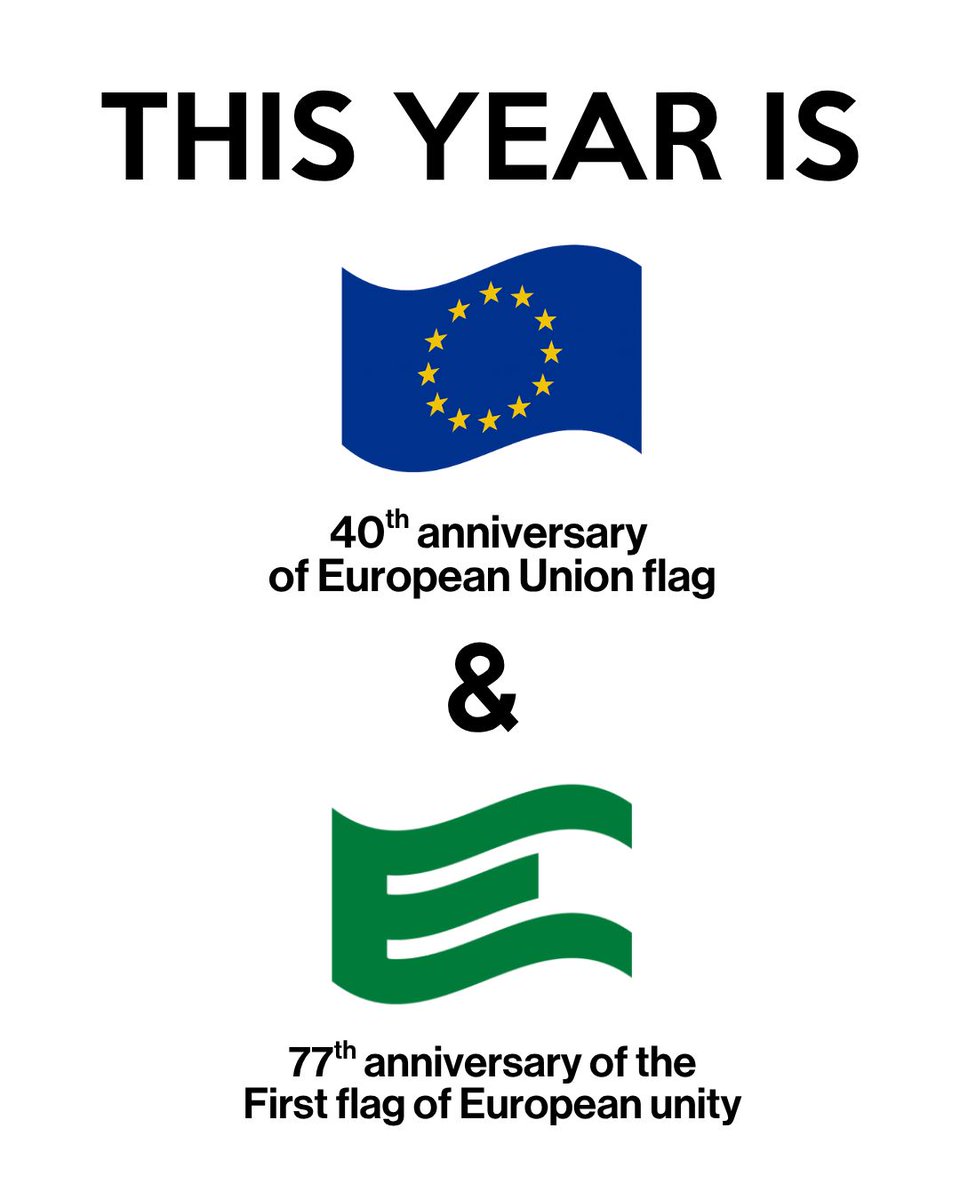 Today, Europeans celebrate the #40thAnniversary of the European Union’s iconic starred flag! 🇪🇺

But we also remember the original federalist flag — the first to symbolize the dream of a sovereign, federal Europe.