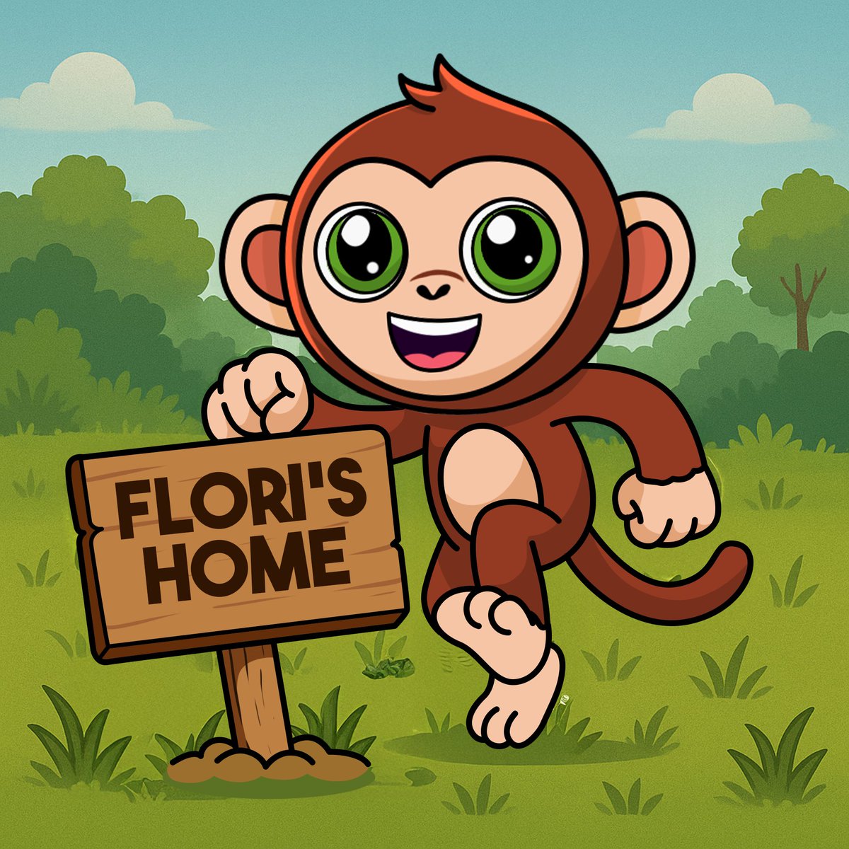 🐒 Flori, the cutest little monkey in the Amazon rainforest is in danger. ⚠️ 

We need to help protect his home.
Because humans are encroaching more and more on their habitat. They cut down forests or burn them down.

The Floricoin wants to stop that. ✋ 

But it’s the first step