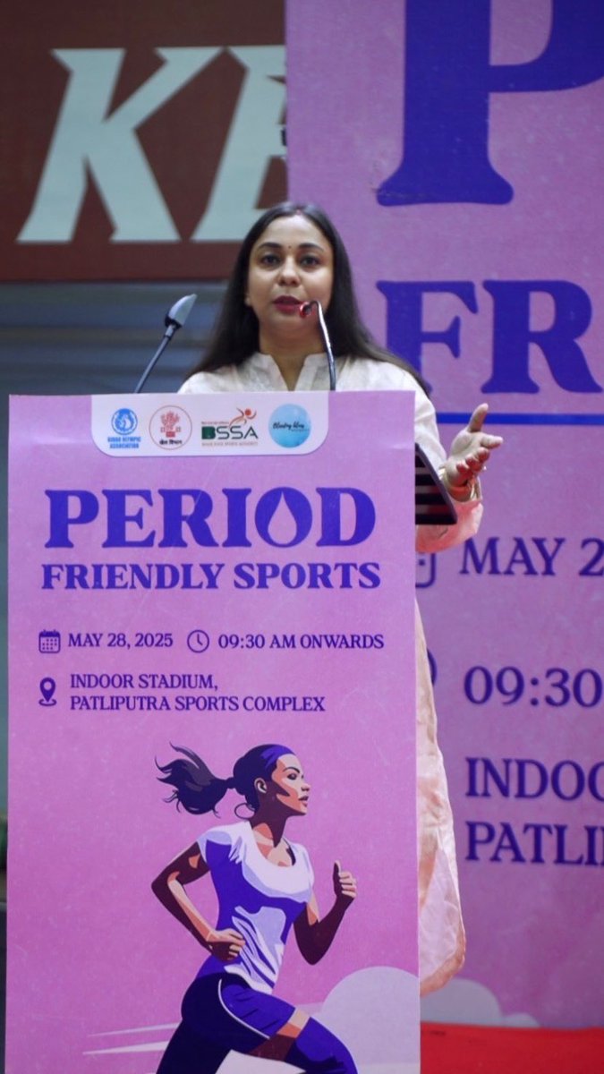 NehaSiingh_'s tweet photo. @bleedingblues_ celebrated its 5th birthday with Bihar Olympic Association and @BSSABihar @BiharSportsDept organising a stellar panel on- ‘Period Friendly Sports’. Striving for menstrual equity in sports with data driven research and inputs by Simply Sports! https://t.co/CtHxUVuk0Z