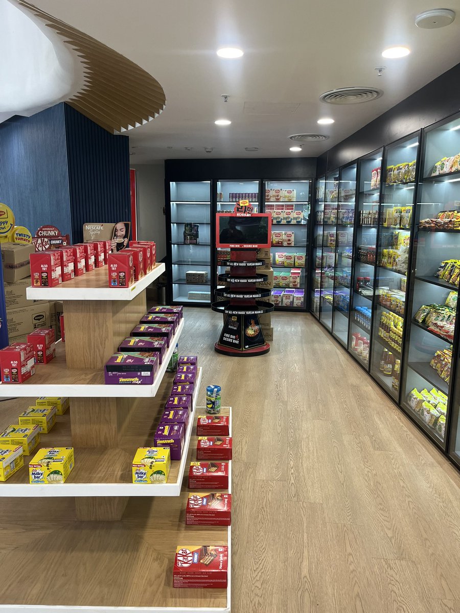Karishma Asoodani (@tweettokarishma) on Twitter photo At the swankiest Nestlé India office in Gurgaon — overwhelmed with nostalgia for Maggi, coffee, and chocolates!
Interviewed the CMD of Nestlé, Mr. Suresh Narayanan. Coming soon on <a href="/business_today/">Business Today</a> <a href="/NestleIndia/">Nestlé India</a> <a href="/Nestle/">Nestlé</a> At the swankiest Nestlé India office in Gurgaon — overwhelmed with nostalgia for Maggi, coffee, and chocolates!
Interviewed the CMD of Nestlé, Mr. Suresh Narayanan. Coming soon on <a href="/business_today/">Business Today</a> <a href="/NestleIndia/">Nestlé India</a> <a href="/Nestle/">Nestlé</a>