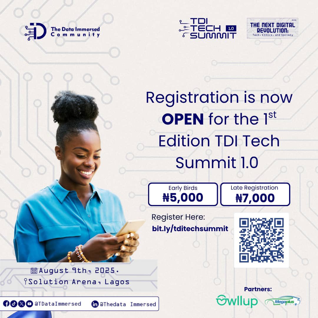 Rise and shine!!
Don’t allow this opportunity pass you by.

You’ve what it takes.

Your registration gives you access to apply for our exclusive Tech Hackathon designed for builders, analysts, scientists, engineers and innovators. Limited slots available!

Don’t miss out. Grab