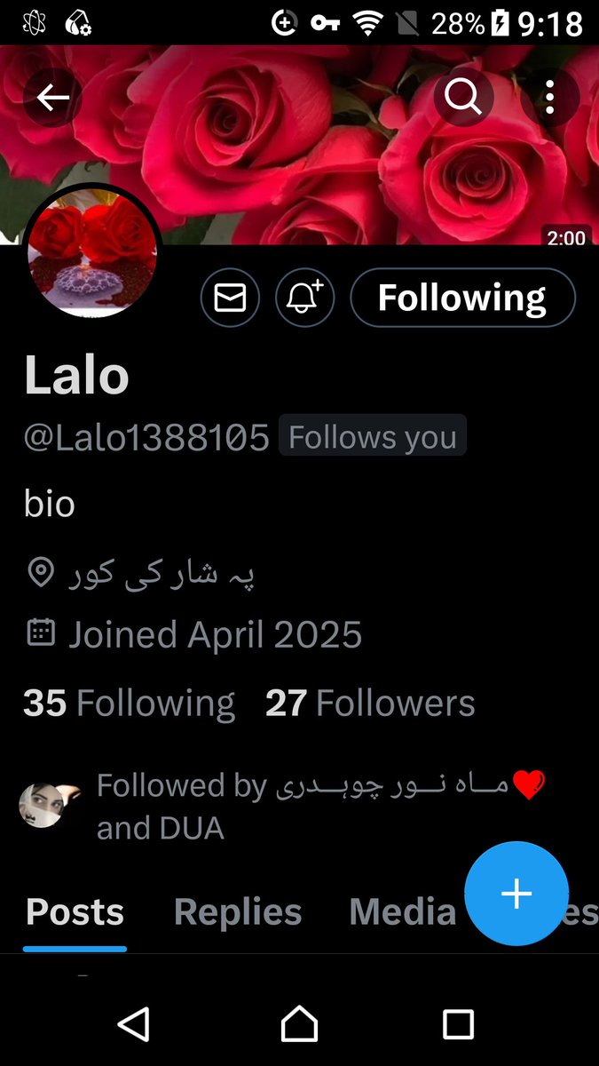 Follow my new pege get follow back