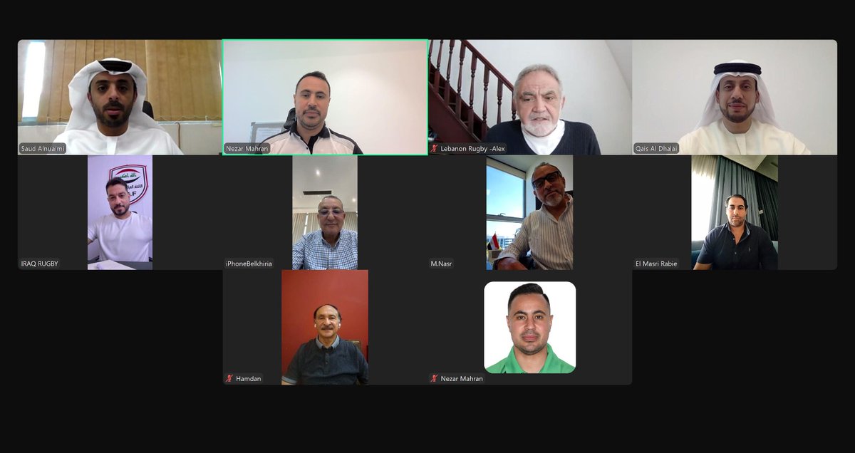 📌 الاتحاد العربي للرجبي يعقد اجتماعه التنفيذي الأول لعام 2025 عبر الاتصال المرئي برئاسة قيس الظالعي.

📝 ناقش الاجتماع:

الحساب الختامي لإسكندرية 2025

تحضيرات البطولة العربية 2026

مقترح بطولة عربية للأندية (15 لاعب)

مستجدات اللجان

رسوم العضوية