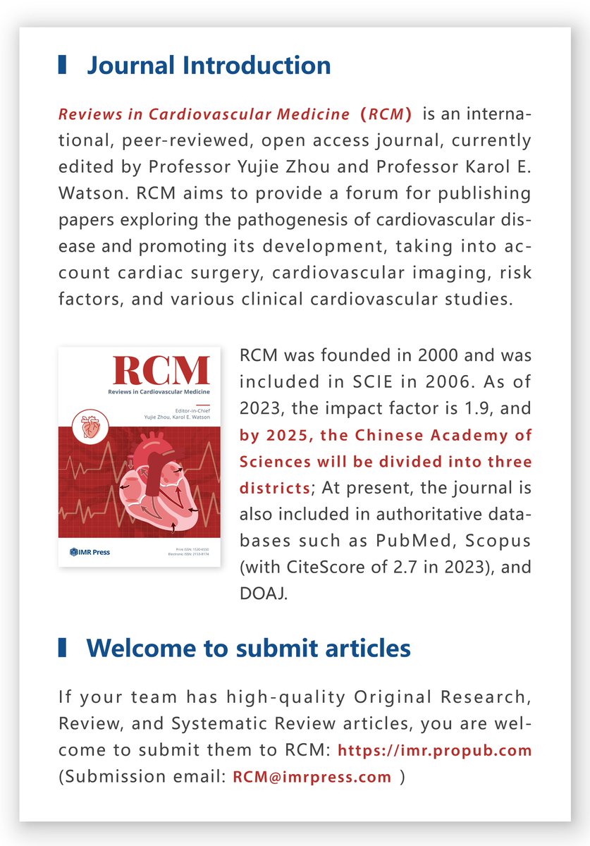 Reviews in Cardiovascular Medicine (@rcmjournal) on Twitter photo 🆕 New in <a href="/RCMjournal/">Reviews in Cardiovascular Medicine</a>!
Dr.<a href="/DasLabSMU/">Anindita (Dia) Das</a> and team explore the pleiotropic role of the miRNA-17-92 cluster in both #cardiovascular disease and #cancer. Could this cluster be the key to future dual-targeted therapies?
✒️ Author: Arun Samidurai, Manu Saravanan, Virginia Villani 🆕 New in <a href="/RCMjournal/">Reviews in Cardiovascular Medicine</a>!
Dr.<a href="/DasLabSMU/">Anindita (Dia) Das</a> and team explore the pleiotropic role of the miRNA-17-92 cluster in both #cardiovascular disease and #cancer. Could this cluster be the key to future dual-targeted therapies?
✒️ Author: Arun Samidurai, Manu Saravanan, Virginia Villani