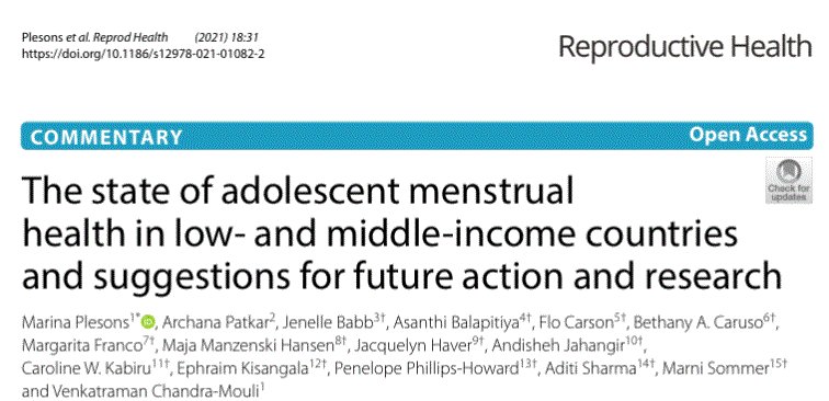 Menstruation is still silenced and stigmatized, leaving many girls unprepared. With 5 years to the SDGs, let’s make menstrual health a priority for SRHR and equity.

🔗 buff.ly/506NbJB

#MenstrualHealth #PeriodPositive #PeriodFriendlyWorld #WeAreAfrica #APHRCResearch