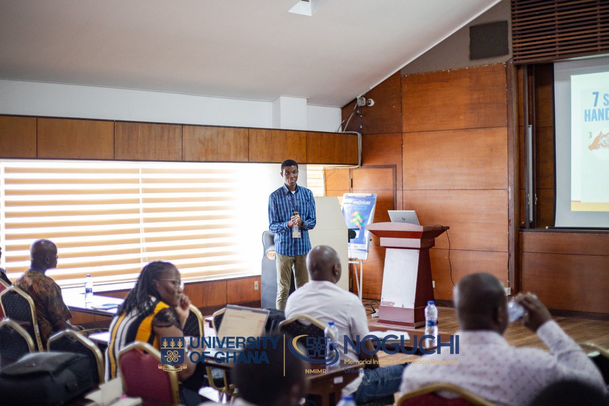 PANGenS2023's tweet image. 📸 Highlights from the Malaria Genomics Workshop at Noguchi Memorial Institute for Medical Research — focused on genomic surveillance, molecular epidemiology, and data-driven approaches to malaria control.
#MalariaGenomics #GenomicSurveillance #MolecularEpidemiology #NMIMR