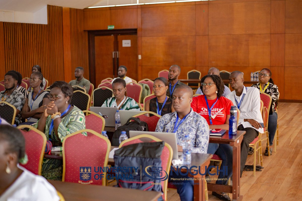 PANGenS2023's tweet image. 📸 Highlights from the Malaria Genomics Workshop at Noguchi Memorial Institute for Medical Research — focused on genomic surveillance, molecular epidemiology, and data-driven approaches to malaria control.
#MalariaGenomics #GenomicSurveillance #MolecularEpidemiology #NMIMR