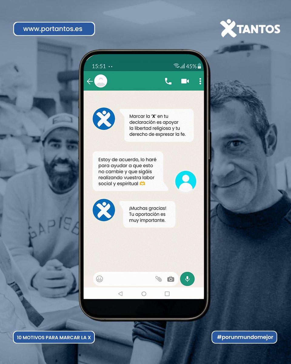👉 Descubre cómo ayuda tu ‘X’ en linea105Xtantos.es

#Xtantos #Linea105Xtantos #PorUnMundoMejor #laXdelaIglesia #renta2024