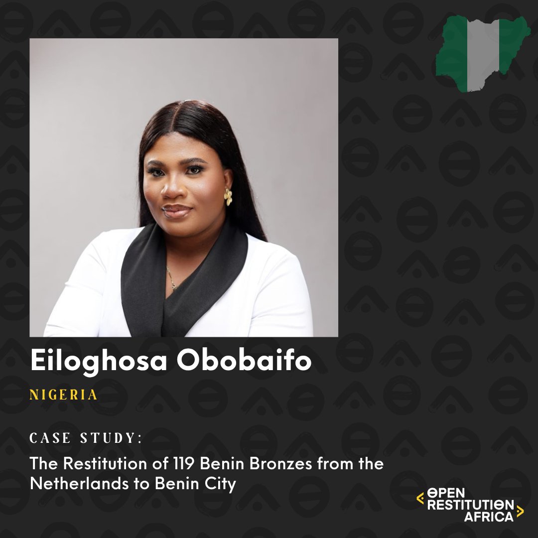 <a href="/Ello41638116/">Eiloghosa Obobaifo</a> By integrating case studies, visual documentation, and contemporary responses, this case study will examine how restitution reshapes ideas of heritage, postcolonial justice, and community-led memory work. #openrestitution #restitution