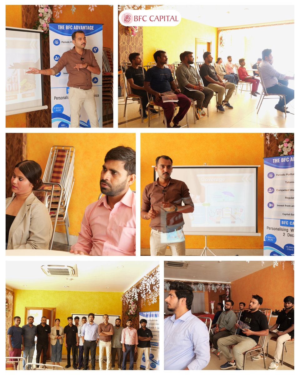 BFCCapital's tweet image. BFC Capital successfully conducted its 275th Quality Circle Program on 28th May 2025 at the Veridian Inn Hotel Lucknow. Led by Senior Wealth Manager Mr. Sparsh Awasthi, the session focused on promoting financial awareness among the hotel staff.
.
.

#QualityCircle #FuturePlanning