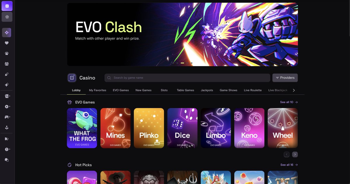 Spinning slots on EVO obvs... 🎰