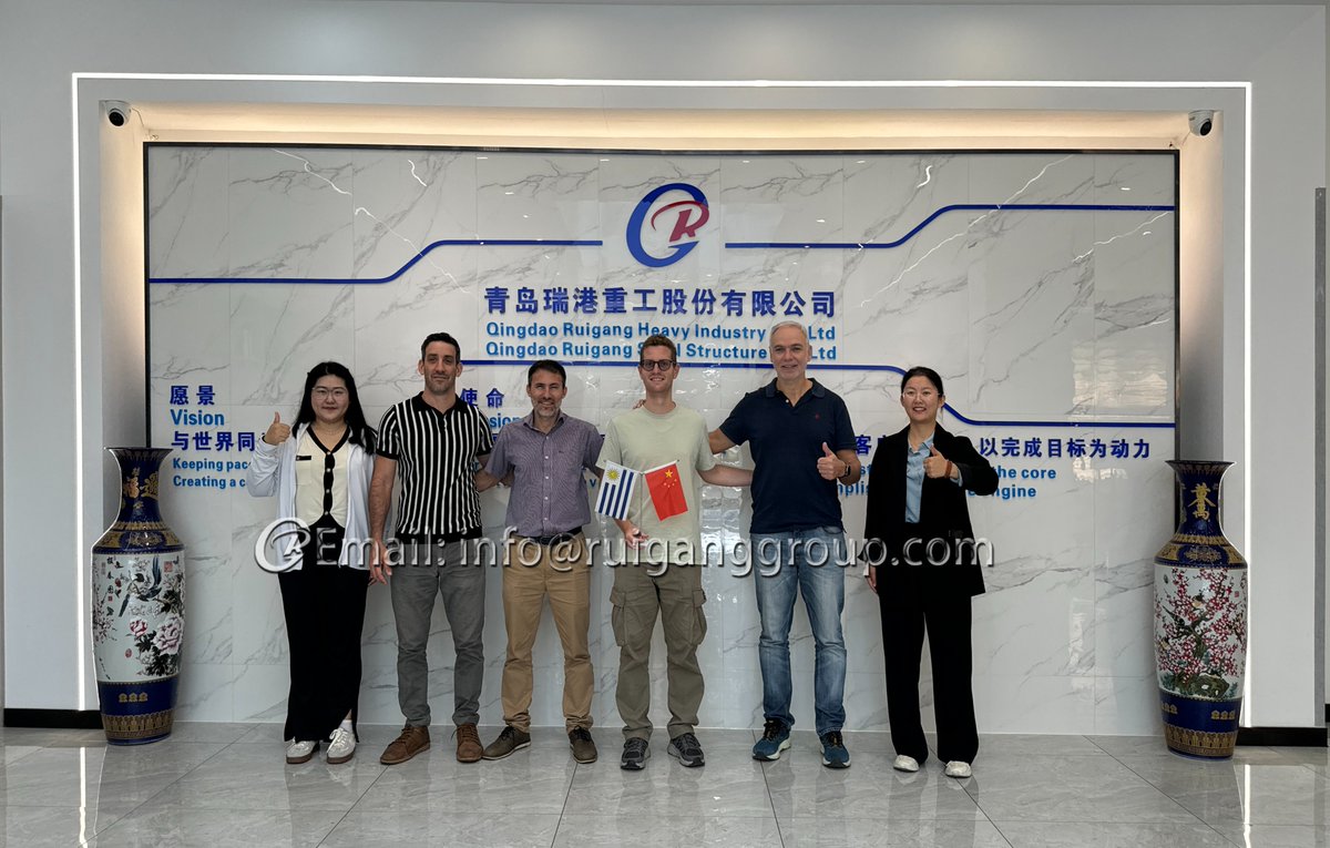 Qingdaoruigang's tweet image. 📷 Inside Look: Uruguayan Customer’s Factory Audit Success Story
📷Contact us for free quotation and design.
📷WhatsApp：wa.me/8615376767917
📷 info@ruiganggroup.com
#PEBbuilding #SteelStructureWarehouse #steel #SteeleSupplier #SteelManufacturer #containerhouse #expandable
