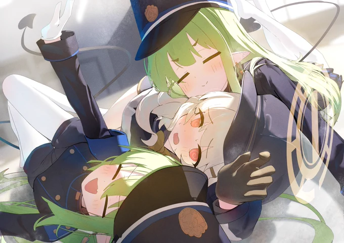 アオバとノゾミとヒカリ #ブルアカ
