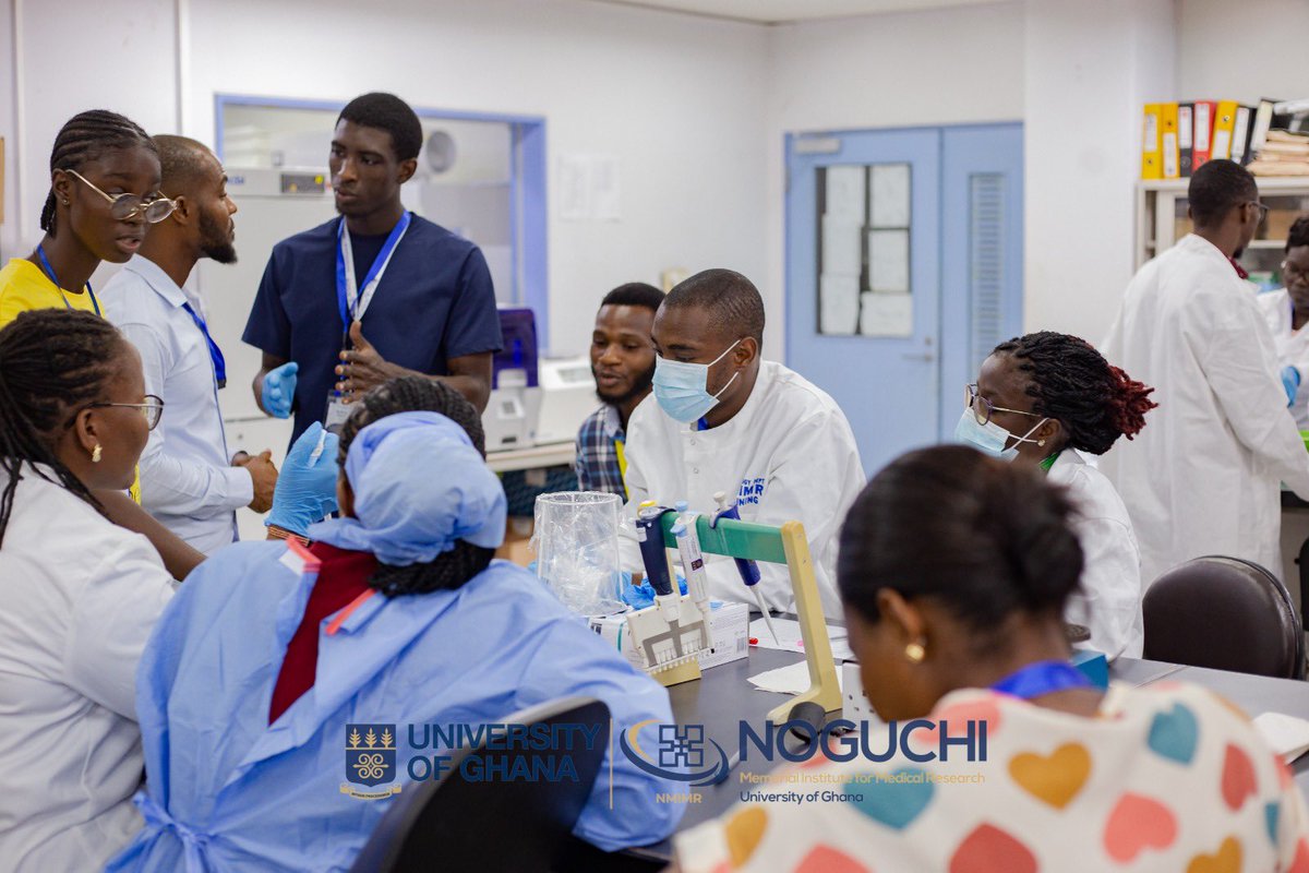 PANGenS2023's tweet image. 📸 Excerpts from Day 2 of the ongoing Malaria Genomics Workshop at NMIMR — a fully hands-on session focused on sample preparation techniques essential for downstream genomic analysis.
#MalariaGenomics #GenomicSurveillance #CapacityBuilding #EndMalaria