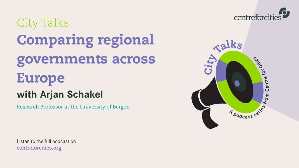 Centre for Cities (@centreforcities) on Twitter photo 📢 New podcast🎙️
<a href="/AndrewCities/">Andrew Carter</a> is joined by <a href="/AHSchakel/">Arjan H. Schakel</a>, Research Professor at <a href="/UiB/">Universitetet i Bergen</a> to discuss his work on the Regional Authority Index and get a sense of how regional level authority and autonomy differ across countries.
Listen now🎧👇
buff.ly/j31vBtG 📢 New podcast🎙️
<a href="/AndrewCities/">Andrew Carter</a> is joined by <a href="/AHSchakel/">Arjan H. Schakel</a>, Research Professor at <a href="/UiB/">Universitetet i Bergen</a> to discuss his work on the Regional Authority Index and get a sense of how regional level authority and autonomy differ across countries.
Listen now🎧👇
buff.ly/j31vBtG