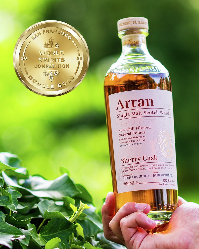 WhiskeLtd's tweet image. #アラン &amp;amp; #ラグ が国際コンペで高評価を獲得🏅
世界最大級の酒類品評会「サンフランシスコ･ワールド･スピリッツ･コンペティション2025」にて、アランとラグが最優秀金賞・金賞に輝きました！

🥇 🥇 最優秀金賞
《#アランシェリーカスク 》