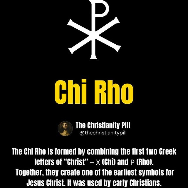 trad_west_'s tweet photo. The Chi Rho https://t.co/DDvW06WkcY