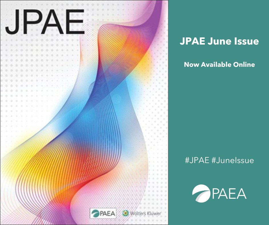 Check out the June 2025 issue of JPAE, now available online. #JPAE

ow.ly/YG3j50W0y5i