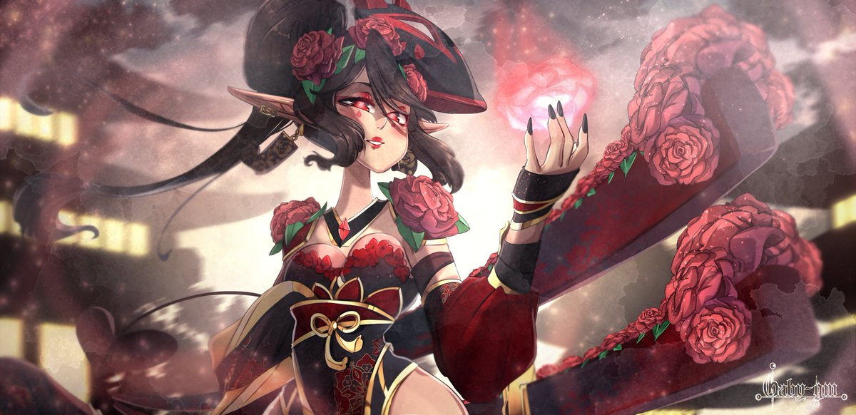 On ouvre le bal des samourai avec <a href="/MlrZAZA/">Zaledia_The_Elf</a> ♥ On en fera 6 au total 📷 Suite cette aprem à 14h en stream  
#CLIPSTUDIOPAINT #XPPen #samourai #artoftheday #vtuberfr #fanart #pinup #japanese