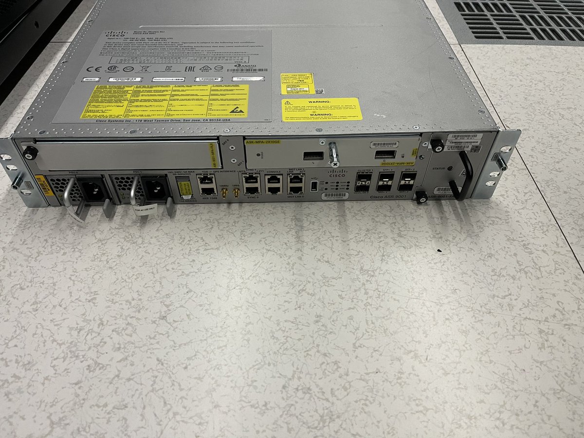 Acquisition d’un Cisco ASR 9001 pour l’un de nos clients colo à Vélizy 🚀 <a href="/Dyjix/">Dyjix | Hébergement</a>

<a href="/Webconex_io/">Webconex</a> 😇