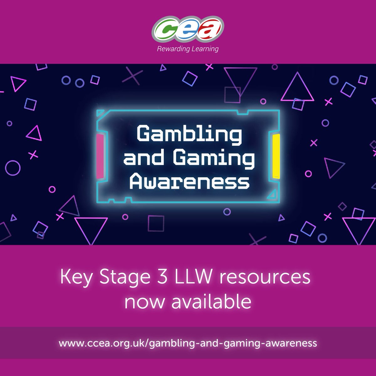 Our Gambling &amp; Gaming Awareness resources contain lessons, activities, and useful links to help learners explore what gambling and gaming are, and some of the potential harms associated with them. 

Explore the #KS3 resources at: ow.ly/C78b50Vte16