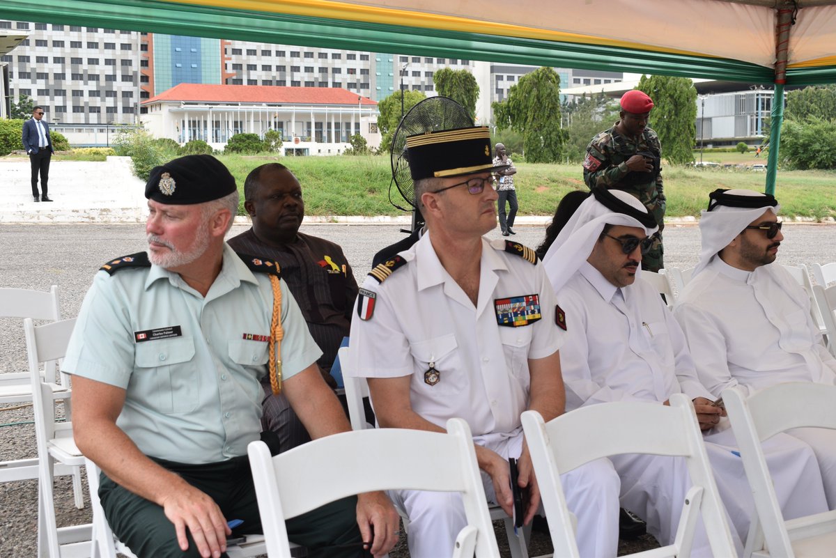 ONGOING📣
International Day of United Nations Peacekeepers flag-raising and wreath-laying ceremony about to start in Ghana in honour and tribute to peacekeepers🇬🇭.
AYEKOO to all #UNPeacekeepers for their dedication and service.   #PKDay