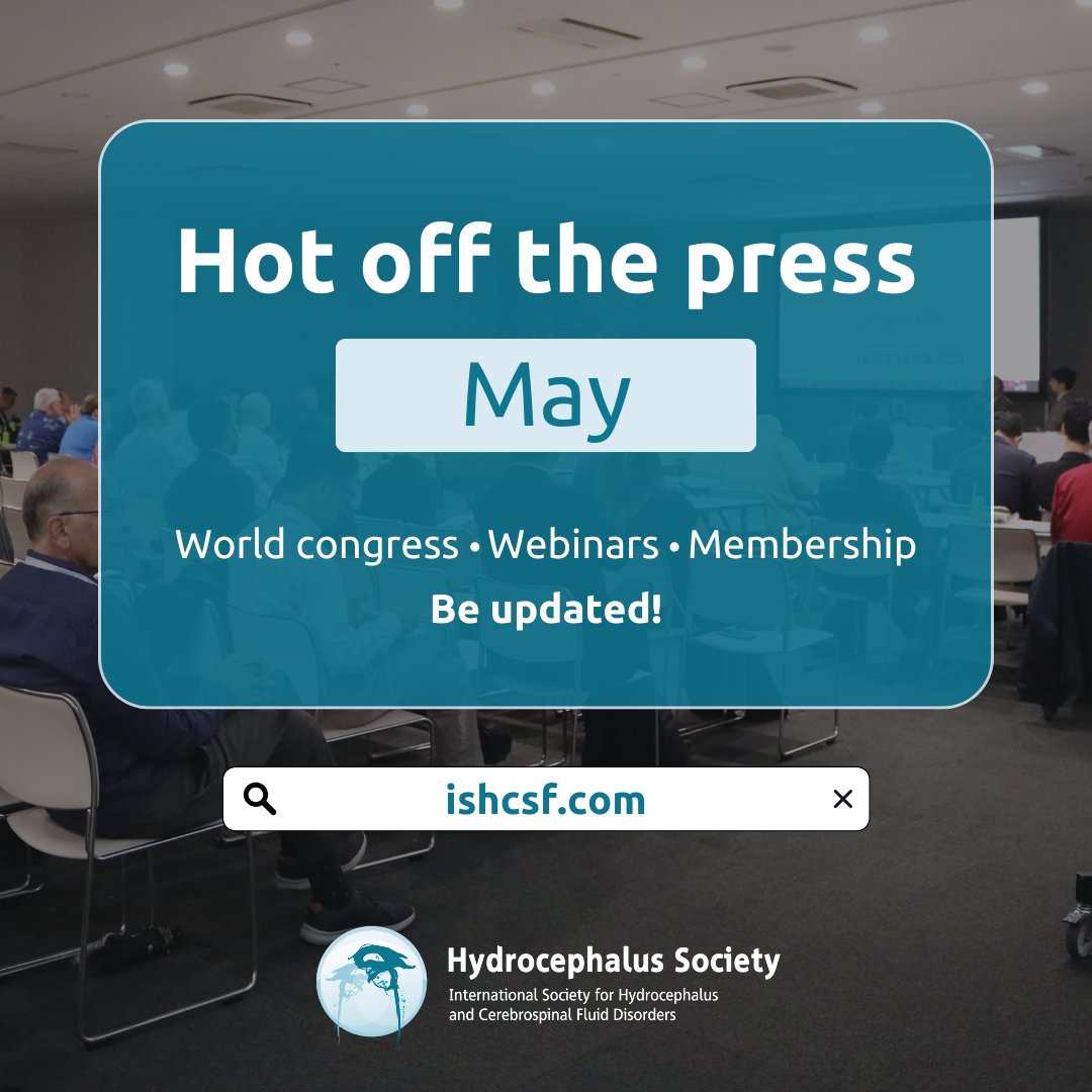 📢 Hot off the press: May!
Read this month's 📑 Hydrocephalus Society News here:🔗bit.ly/HOTP-May
Not a member yet?
🌐See the benefits we offer to our members and join us today! 
🔗ishcsf.com/become-a-membe…
#hydrocephalus #Hydrocephalusociety #BecomeAMember