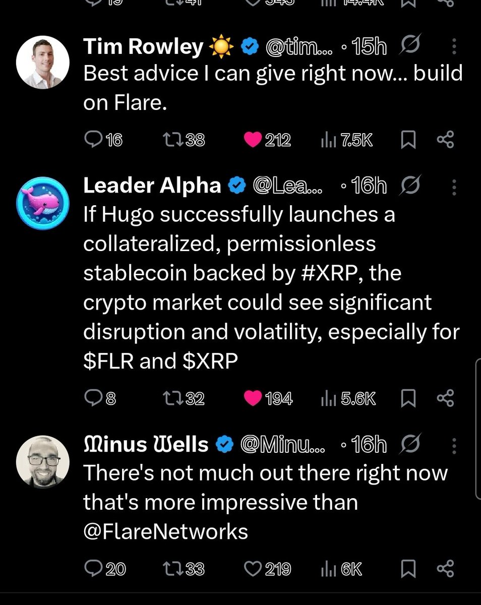 🐯CAT_A*na*LYST☀️g🕊 (@ksw54548) on Twitter photo I didn't feel like reposting each of these so a group send was easier.
Guys do not Fade on $FLR.
Solid token.
<a href="/timrowley_au/">Tim Rowley ☀️</a>
<a href="/LeaderAlphaNews/">Leader Alpha</a>
<a href="/MinusWells/">ᙢinus ᙡells</a> I didn't feel like reposting each of these so a group send was easier.
Guys do not Fade on $FLR.
Solid token.
<a href="/timrowley_au/">Tim Rowley ☀️</a>
<a href="/LeaderAlphaNews/">Leader Alpha</a>
<a href="/MinusWells/">ᙢinus ᙡells</a>