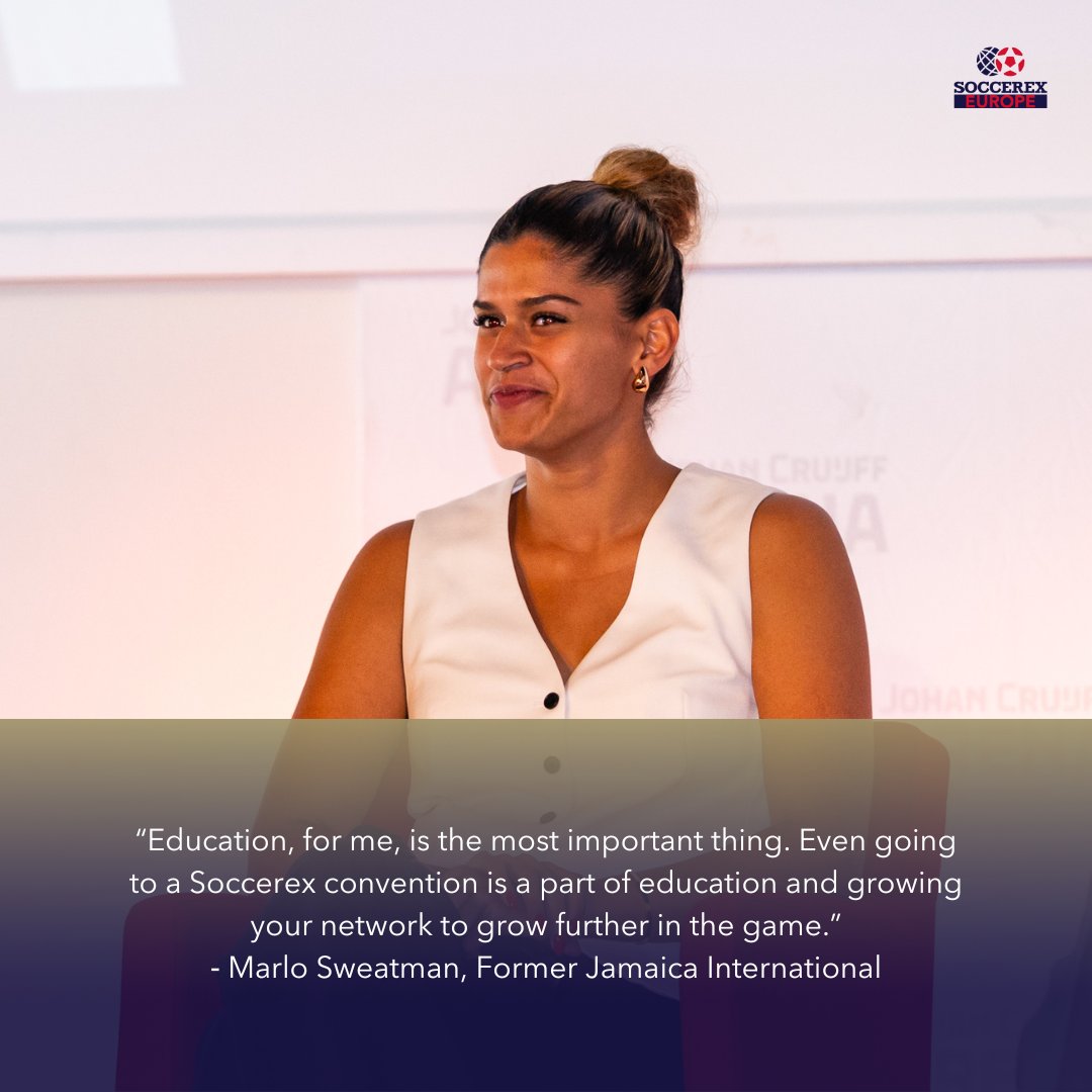 Soccerex (@soccerex) on Twitter photo โ๐๐ฏ๐๐ง ๐ ๐จ๐ข๐ง๐ ๐ญ๐จ ๐ ๐๐จ๐๐๐๐ซ๐๐ฑ ๐๐จ๐ง๐ฏ๐๐ง๐ญ๐ข๐จ๐ง ๐ข๐ฌ ๐ ๐ฉ๐๐ซ๐ญ ๐จ๐ ๐๐๐ฎ๐๐๐ญ๐ข๐จ๐ง ๐๐ง๐ ๐ ๐ซ๐จ๐ฐ๐ข๐ง๐ ๐ฒ๐จ๐ฎ๐ซ ๐ง๐๐ญ๐ฐ๐จ๐ซ๐ค ๐ญ๐จ ๐ ๐ซ๐จ๐ฐ ๐๐ฎ๐ซ๐ญ๐ก๐๐ซ ๐ข๐ง ๐ญ๐ก๐ ๐ ๐๐ฆ๐.โ โ Marlo Sweatman, Former Jamaica International โ๐๐ฏ๐๐ง ๐ ๐จ๐ข๐ง๐ ๐ญ๐จ ๐ ๐๐จ๐๐๐๐ซ๐๐ฑ ๐๐จ๐ง๐ฏ๐๐ง๐ญ๐ข๐จ๐ง ๐ข๐ฌ ๐ ๐ฉ๐๐ซ๐ญ ๐จ๐ ๐๐๐ฎ๐๐๐ญ๐ข๐จ๐ง ๐๐ง๐ ๐ ๐ซ๐จ๐ฐ๐ข๐ง๐ ๐ฒ๐จ๐ฎ๐ซ ๐ง๐๐ญ๐ฐ๐จ๐ซ๐ค ๐ญ๐จ ๐ ๐ซ๐จ๐ฐ ๐๐ฎ๐ซ๐ญ๐ก๐๐ซ ๐ข๐ง ๐ญ๐ก๐ ๐ ๐๐ฆ๐.โ โ Marlo Sweatman, Former Jamaica International