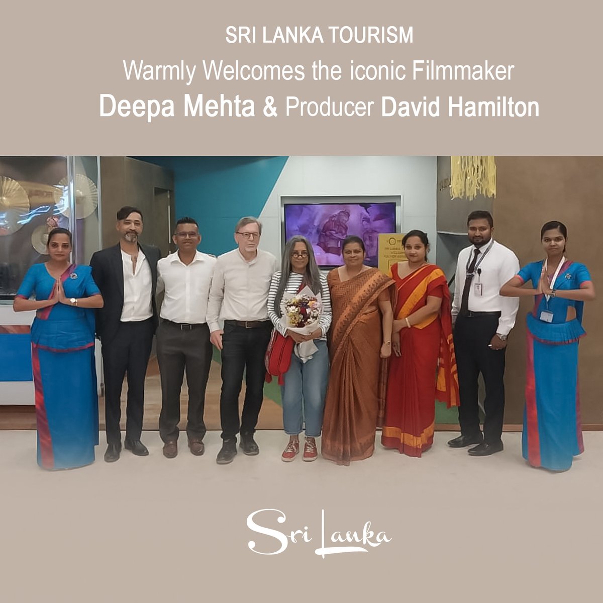 Tourism Sri Lanka (@tourismlk) on Twitter photo Proud moment for #FilmTourism! Welcoming iconic filmmaker Deepa Mehta & producer David Hamilton to Sri Lanka for
<a href="/CinnamonLife/">Cinnamon Heaven</a>'s "Signature Weekends." Deepa's love for SL shines in world cinema! #SriLankaTourism #DeepaMehta #DavidHamilton #BrandonIngram #LoveSriLanka Proud moment for #FilmTourism! Welcoming iconic filmmaker Deepa Mehta & producer David Hamilton to Sri Lanka for
<a href="/CinnamonLife/">Cinnamon Heaven</a>'s "Signature Weekends." Deepa's love for SL shines in world cinema! #SriLankaTourism #DeepaMehta #DavidHamilton #BrandonIngram #LoveSriLanka