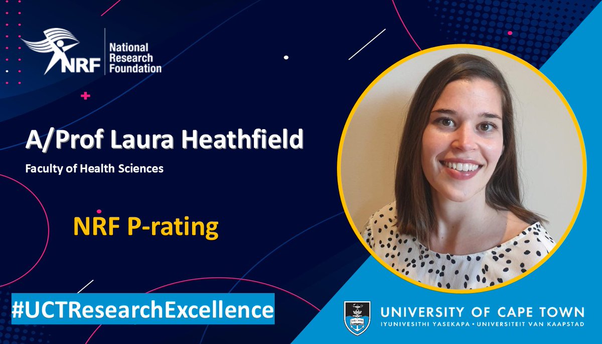 UCT Research (@uct_research) on Twitter photo A/Prof Laura Heathfield <a href="/UCTHealthSci/">UCT Health Sciences</a> has received a P-rating from <a href="/NRF_News/">National Research Foundation of South Africa</a> for research improving DNA recovery and analysis in post-mortem forensic settings, with applications in human identification & molecular autopsies. #UCTResearchExcellence A/Prof Laura Heathfield <a href="/UCTHealthSci/">UCT Health Sciences</a> has received a P-rating from <a href="/NRF_News/">National Research Foundation of South Africa</a> for research improving DNA recovery and analysis in post-mortem forensic settings, with applications in human identification & molecular autopsies. #UCTResearchExcellence