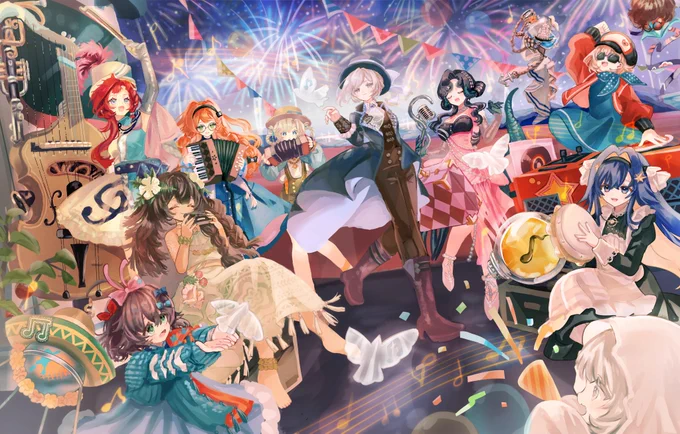 1.5周年おめでとう～～～!!!!! #リバース1999 #リバース1999ハーフアニバ