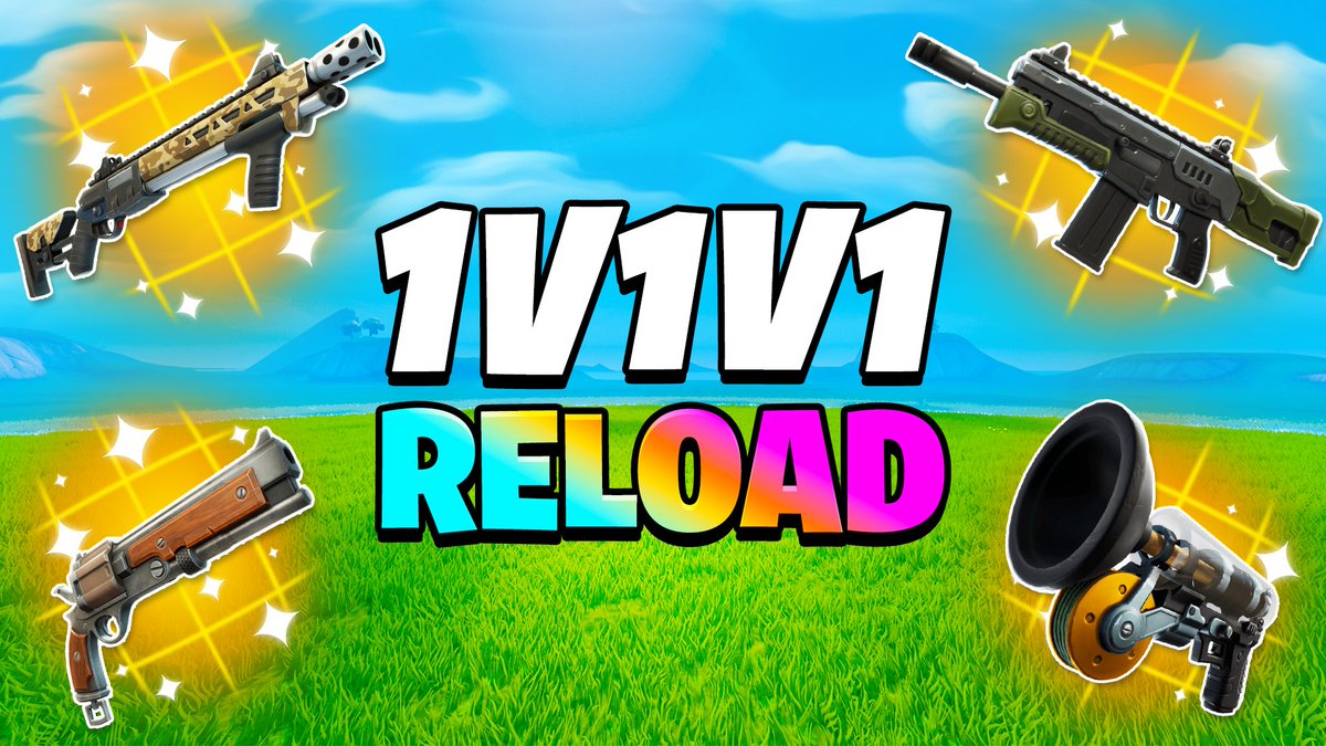 🗺️ NOUVELLE MAP

🔥"SUPER 1V1V1 RELOAD FREE FOR ALL"
➡️ Code : 7752-1980-8329

Je follow parmi les #RT et ❤️