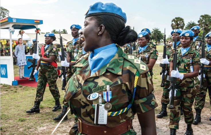 Canada in Ghana (@canhcghana) on Twitter photo We recognize Ghana's steadfast commitment to #peacekeeping. <a href="/GhArmedForces/">Ghana Armed Forces</a> is a vital partner in #UN missions and in the #ElsieInitiative, under which we work together to enhance women’s meaningful participation in peace operations. 🌍🤝
#PKDay
#WomenInPeacekeeping
#WPS We recognize Ghana's steadfast commitment to #peacekeeping. <a href="/GhArmedForces/">Ghana Armed Forces</a> is a vital partner in #UN missions and in the #ElsieInitiative, under which we work together to enhance women’s meaningful participation in peace operations. 🌍🤝
#PKDay
#WomenInPeacekeeping
#WPS