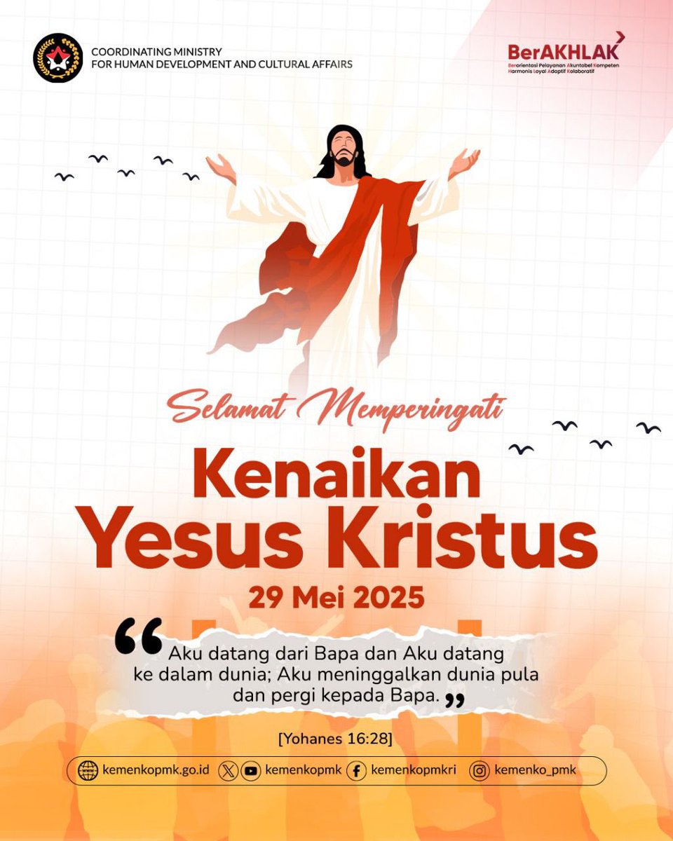 Hari ini, umat Kristiani di seluruh dunia memperingati Hari Kenaikan Tuhan Yesus Kristus, sebuah peristiwa penting yang terjadi 40 hari setelah kebangkitan-Nya. Kenaikan Tuhan Yesus Kristus ke surga, membawa pesan pengharapan baru bagi seluruh umat yang percaya.