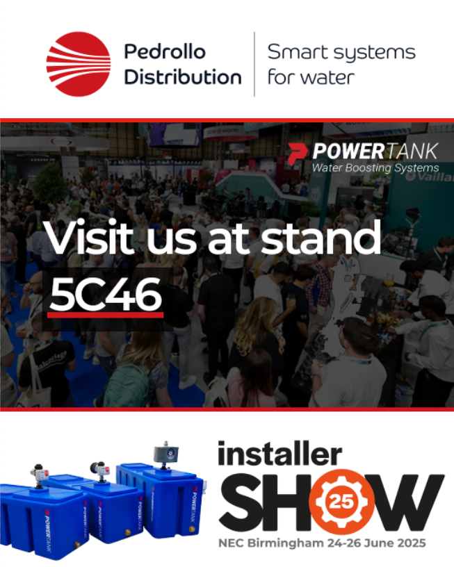PedrolloD's tweet photo. 📍Find us at Stand 5C46

🔹 Explore our popular Powertank water boosting range
🔹 Learn about our anti-scale, and forever chemical water filters
🔹 Talk to our experts — no pressure, just solutions

Let’s chat about your current challenges and future projects

Stop by and say hi! https://t.co/H8ogHzMuDA