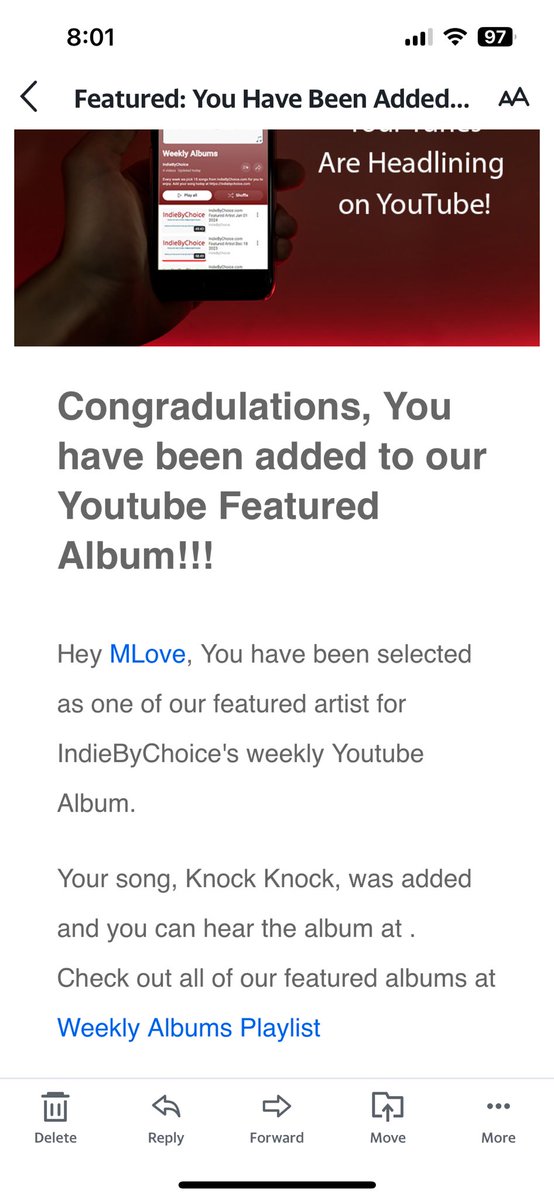 🗣️ Hey y’all 😂 Check out “Knock Knock” yours truly @QueenMLove on <a href="/indiebychoice/">IndieByChoice.com</a> “Featured R&amp;B Artist” @youtube playlist
youtu.be/u1Qpbni0iII?si…
