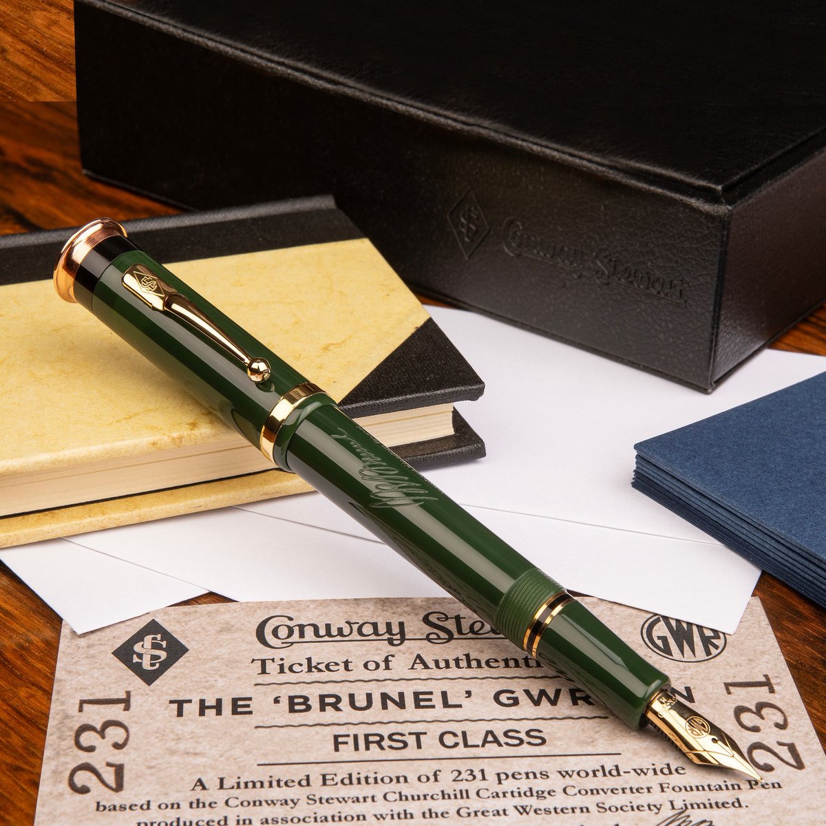 Conway__Stewart's tweet image. In 1835, a whistle shattered the dawn, signalling a world about to change. Horse-and-cart ruled the roads, plodding at 10 miles an hour, but a group of dreamers in Bristol had a bolder vision. They founded the Great Western Railway: conwaystewart.com/products/brune…