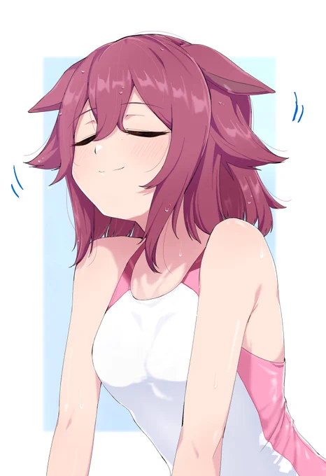 プール上がりチヨさん #ウマ娘