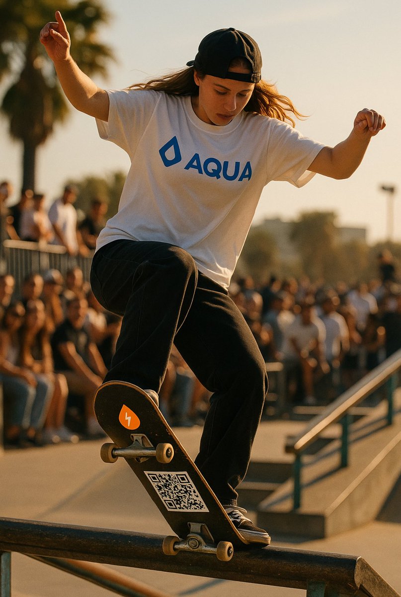 JokHodl's tweet photo. @AquaBitcoin Drop it in the park. Stick it on the street
This one doesn’t slip
it settles in sats.
🧠 No custodians. No confusion
Just scan, zap & roll
Bitcoin proves it.
AQUA moves it
#SkateAndEarn #BitcoinStreet #ZapLife https://t.co/stb93unpb4