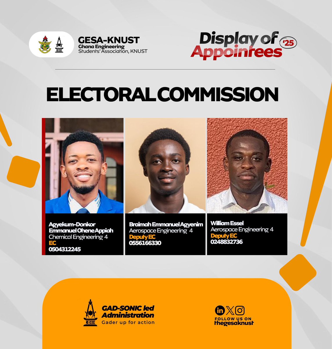 GESA ELECTORAL COMMISSION tweet media