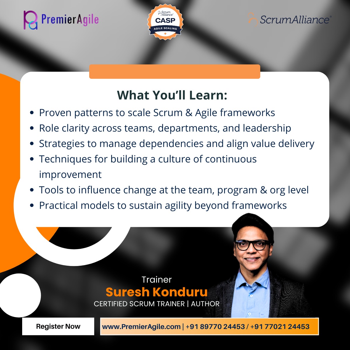 PremierAgile's tweet image. Don’t miss this opportunity to make scaling Agile simple and sustainable.
To know more: premieragile.com/certified-agil…
#agilescaling #agileleadership #scalingagile #premieragile #agilesuccess