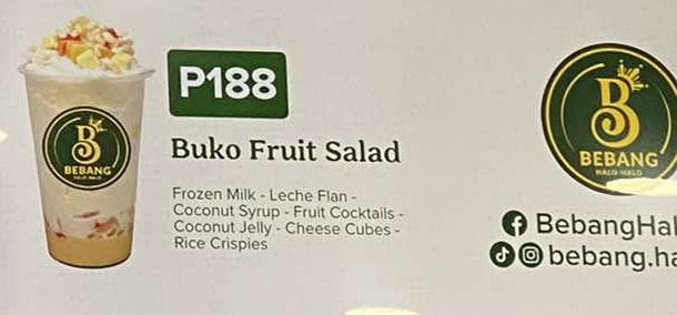 TSLMachine's tweet photo. Buke Fruit Salad from Bebang Halo-Halo

#food https://t.co/7YnFGJSsYH