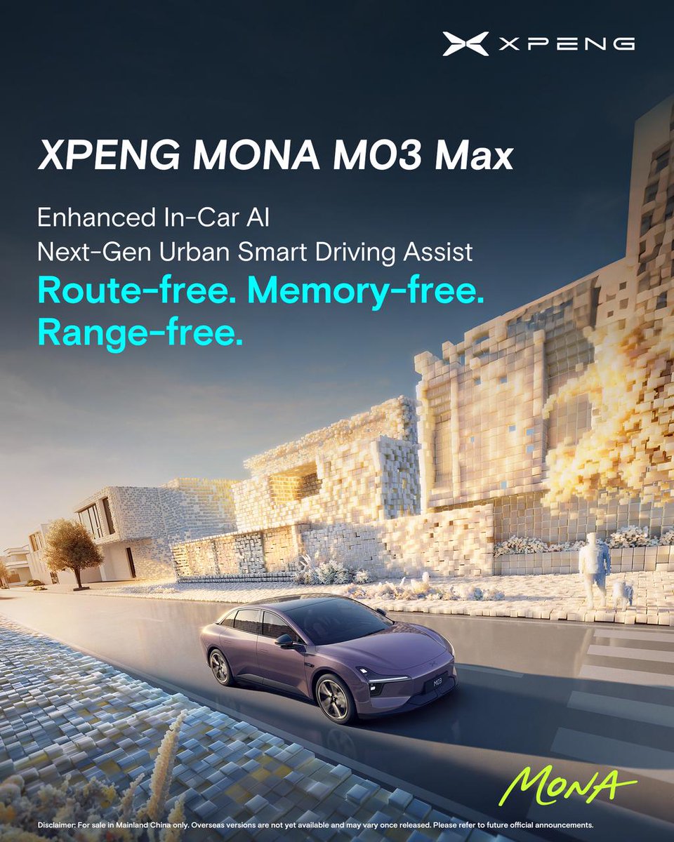 Mojo_flyin's tweet photo. $XPEV launches the #Mona Max 03 starting at 18k USD.

That's the price to get $TSLA FSD akin features in #China

No subscription or other hidden costs.

12,566 orders in the first hour.

@XPengMotors have really shown there is room for non SUVs in the mkt https://t.co/UWNzO5BONY