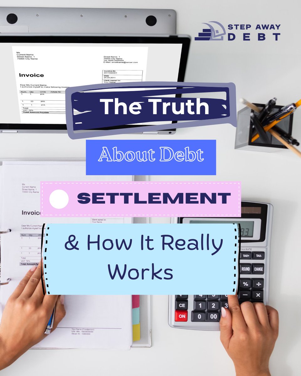 StepAwayDebt's tweet photo. The Truth About Debt Settlement &amp; How It Really Works

#DebtSettlement #DebtRelief #DebtHelp #DebtSolutions #SettleYourDebt https://t.co/94uIKCdDEp