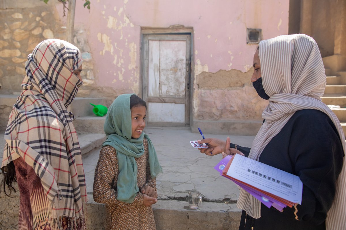 11-year-old Sediqa takes iron and folic acid each week so she continues to grow up healthy. 

UNICEF provides these supplements for thousands of adolescents girls in Afghanistan, which help with:
✅Preventing anaemia
✅Growing strong bodies
✅Better cognitive function